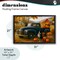 Stupell Industries Autumnal Farmland Collie Dog Floating Frame, design by Tom Crehan
